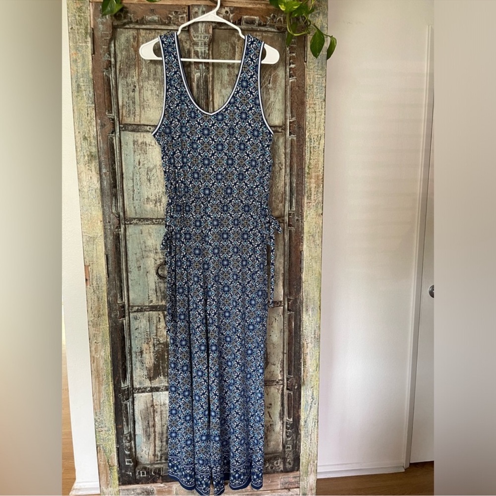 Max Studio Jumpsuit In Navy